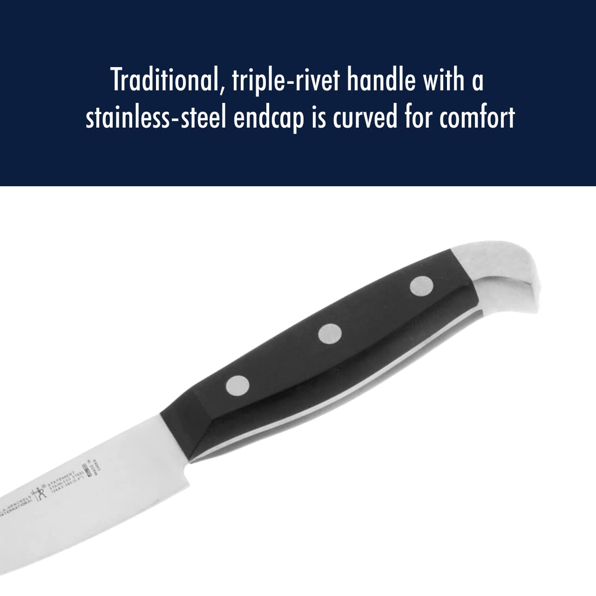 Statement Razor-Sharp 2-pc Chef Knife Set by HENCKELS – 2-pc, Stainless Steel, Black/Stainless Steel, Pack of 2, Model 13551-000