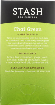 Tea Tea Grn Chai by Stash – Pack of 7