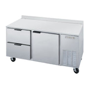 Beverage-Air 67" Stainless Steel 2-Drawer Worktop Refrigerator by Beverage Air – Stainless Steel, Model WTRD67A-2