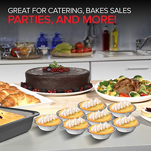 Stock Your Home 50 Pack (3 Inch) / Silver / 50 Pack Pie Pans