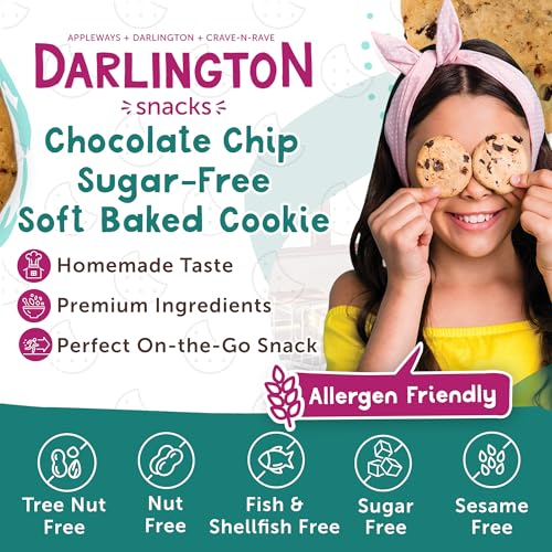 Darlington Snacks Chocolate Chip (Sugar-Free) / 0.75 Ounce (Pack of 106) / 106 Chocolate