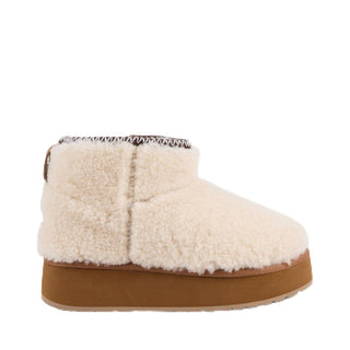 Australia - Womens Boot by EMU – 11, Natural, Model Stinger Micro Flatform Teddy