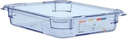 Araven 07821 Clear Blue 1/2 Size x 2.5D Food Box"