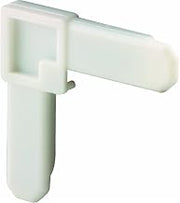 Prime-Line White Plastic 3/8 in. W x 3/4 in. L Screen Frame Corner 1 pk