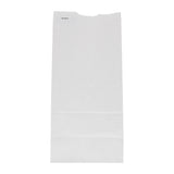 American Made 8# White Paper Shopping Bags for Grocery and Retail Stores by AmerCareRoyal – White, Pack of 500, Model 120308500PK/BL