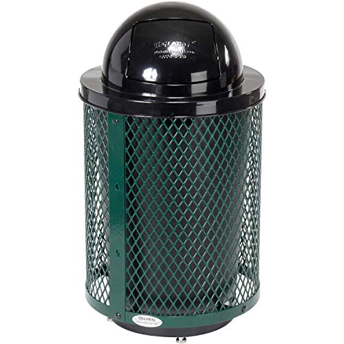 Global Industrial Green / 36 Gallon / Industrial Trash, Recycling & Compost