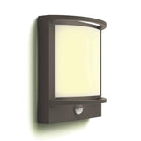 MyGarden Samondra LED Wall Light with Motion Sensor for Outdoor Lighting by PHILIPS – 405 x 315 x 256 mm, Aluminum, Anthracite, Model 1739293P0