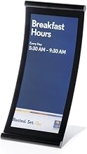 Concurva Table Sign Holder 6 x 12 Black, 59371