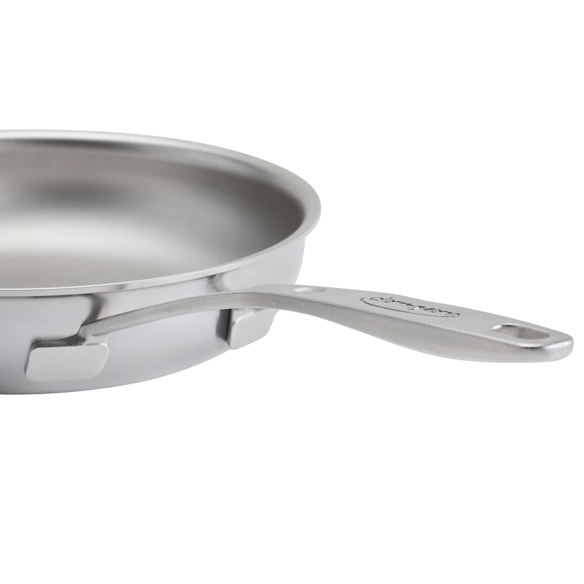 Industry 5 Nanotouch 9.5 Inch Fry Pan by Demeyere – 9.5-inch, 5-Ply Stainless Steel, Stainless Steel, Model 1034626