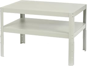 Global Industrial Adjustable Height Shop Stand,16 Gauge Steel, 36"W X 24"D
