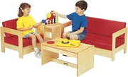 Jonti-Craft 0380JC Living Room 4 Piece Set, Red