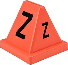Global Industrial Lettered Pallet Control Cones, Four-Sided, Letters A-Z,