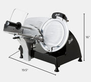 Red Line 250 Electric Slicer by Berkel – Red Line 250, 10" Blade, 7.0 cubic_inches, Aluminum Alloy Steel, Black, Model 624416-RSEGM0U00000N