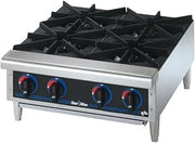 Star Mfg Star-Max Gas Step-Up 4-Burner Hot Plate