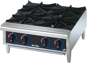 Star Mfg Star-Max Gas Step-Up 4-Burner Hot Plate
