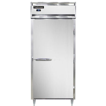 Designer Line Extra-Wide Single Section Reach In Freezer by Continental Refrigerator – Metallic, Model DL1FX-SS