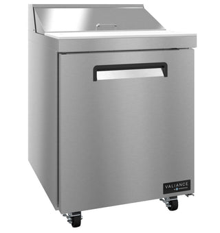 Valiance Commercial Sandwich Prep Refrigerator by HOSHIZAKI – 6.33 cubic feet, 6.33 cubic_feet, stainless steel finish, Model VSR27A-8