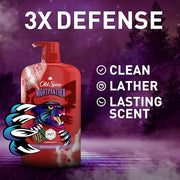 Old Spice NightPanther / 33.4 Fl Oz (Pack of 4) / Red Body Washes