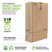 Stock Your Home 2 lb / Kraft Brown / 32.0 ounces Bags