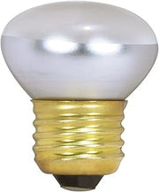 Satco 40R14 Incandescent Reflector, 40W E26 R14 Stubby, Clear Bulb