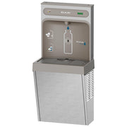 ezH2O Refrigerated Surface Mount Bottle Filling Station Filtered 8GPH Stainless Steel by Elkay – Stainless Steel, Model LZ8WSSSMC