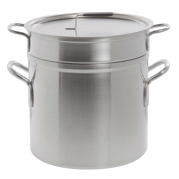 20 Qt 12 Double Boiler Set by Vollrath – 20.0 quarts, Aluminum, Silver, Model 67717
