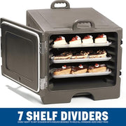 Carlisle FoodService Products Brown / 7 Sheet Pan Capacity / Modern Food & Dish Transport