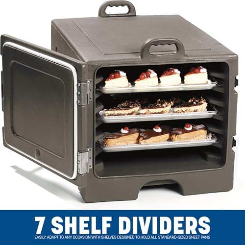 Carlisle FoodService Products Brown / 7 Sheet Pan Capacity / Modern Food & Dish Transport