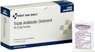 First Aid Only G460 Triple Antibiotic Ointment Packets, 25 Count