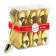 Stock Your Home Mini Spoon / Gold / 1 Dessert Spoons
