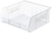 Akro-Mils 30235 AkroBins Plastic Storage Bins, 11"x11"x5", Clear, 6-Pack