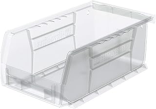 Akro-Mils Clear Akrobins - 4-1/8 X7-3/8 X3 - Clear - Lot of 24