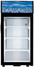 Adcraft CDRF-1D/2.7 Countertop Glass Display Refrigerator, 2.7-Cubic Feet, 110v
