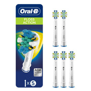 Oral-B White / 5 Count (Pack of 1) / FlossAction Toothbrush Replacement Heads