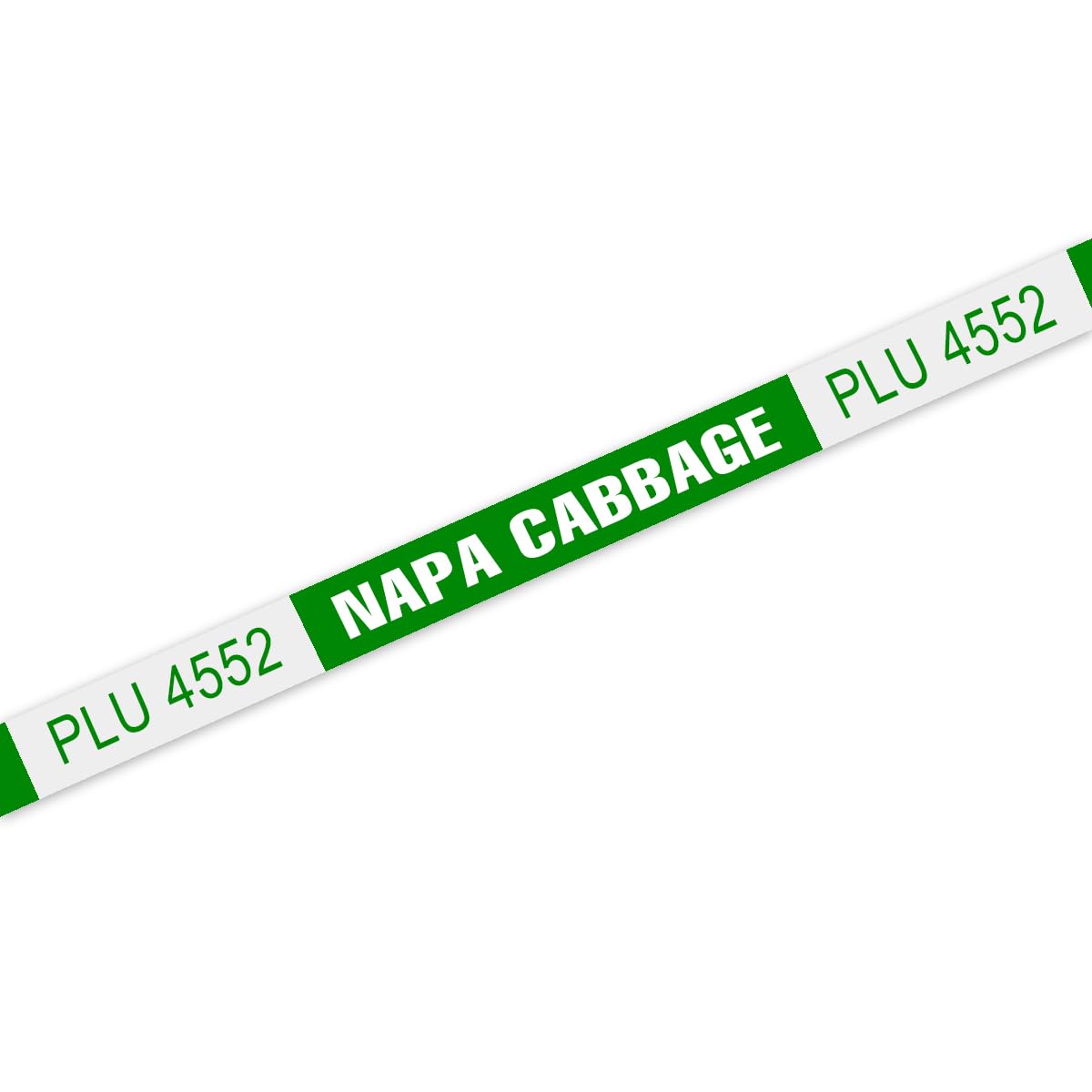 18" Twist Tie for Cabbage with PLU 4552 1000/Box by T&T Industries – 18", Plastic, Cabbage, Pack of 1000, Model 18020180667