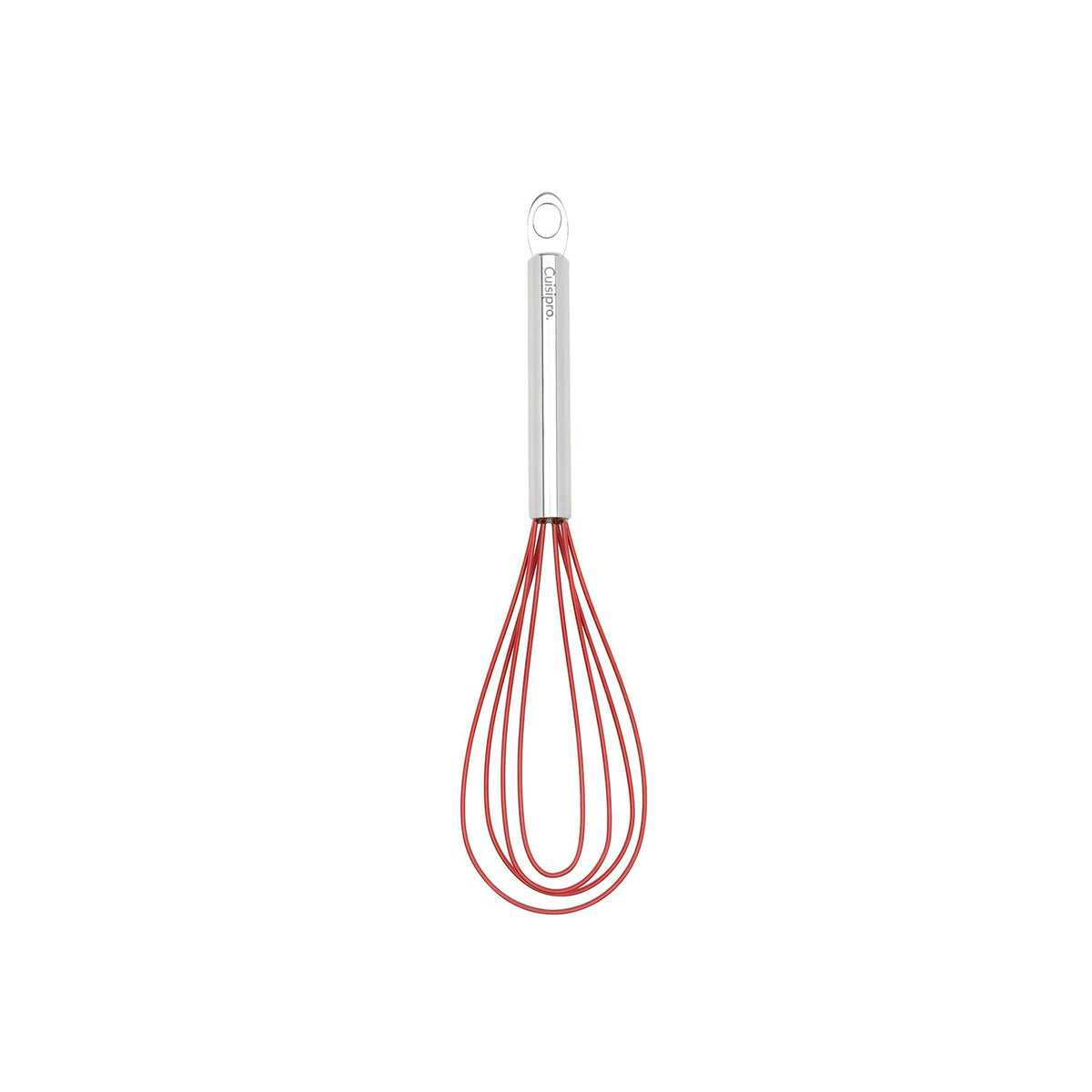 10-Inch Silicone Flat Whisk by Cuisipro – 10-Inch, silicone, Red, Model 74697005