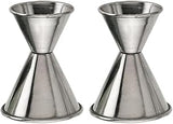 American Metalcraft J202 Bar Jigger, Stainless Steel, 1/2oz. x 3/4oz. Capacity (Pack of 2)
