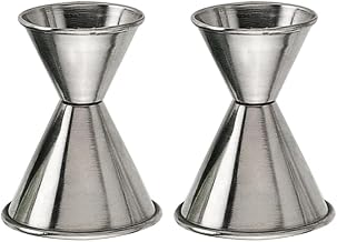 American Metalcraft J202 Bar Jigger, Stainless Steel, 1/2oz. x 3/4oz. Capacity (Pack of 2)