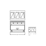 48" Heated Cabinet Base Hot Food Table by Randell – Model RAN HTD-3B