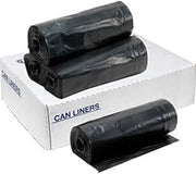 Repro Can Liners, 1.2-mil, 60 Gallons, Black, Pack Of 100