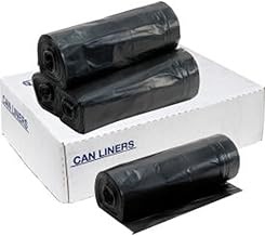 Repro Can Liners, 1.2-mil, 60 Gallons, Black, Pack Of 100