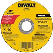 DEWALT DW8062 4-1/2" x .045 x 7/8" Type 1 Metal Cut Off Wheel - Quantity 150150