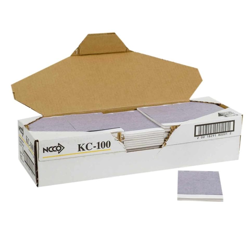 National Checking Company Unilined Single Copy Paper GuestChecks White by NCCO – White, Model KC100