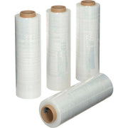 70 Gauge Stretch Wrap Film 18" x 1500' by Global Industrial – LLDPE, Clear, Pack of 4, Model PVT1870GI