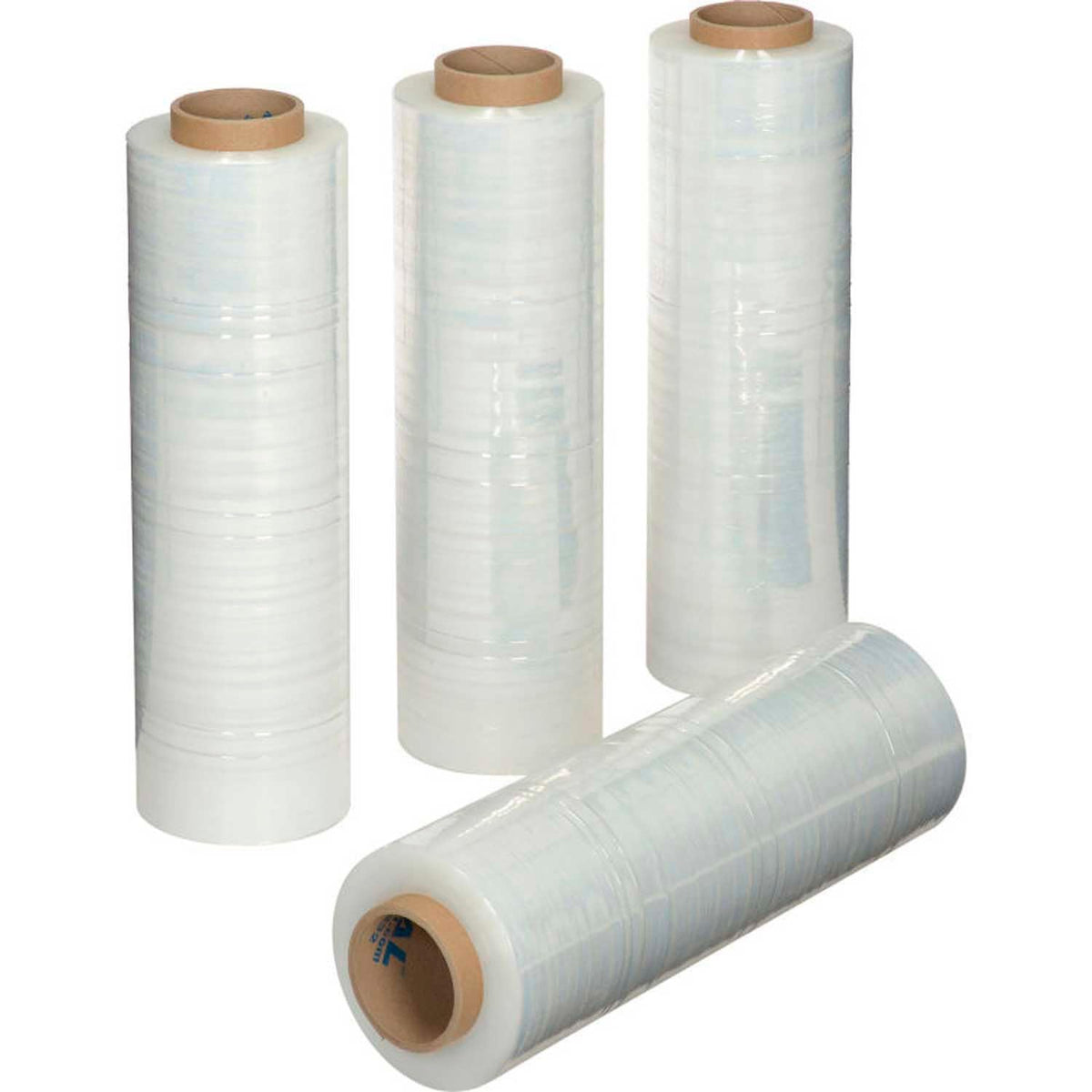 70 Gauge Stretch Wrap Film 18" x 1500' by Global Industrial – LLDPE, Clear, Pack of 4, Model PVT1870GI
