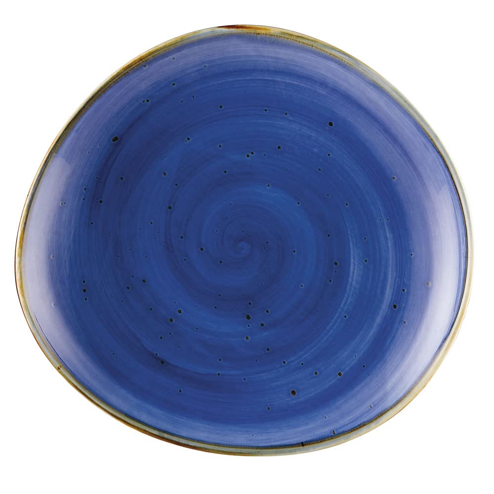 CAC China 10-3/8x9-5/8x1-1/2" / Sunflower / Modern Dinner Plates