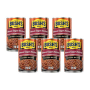Bush's Best Brown Sugar Hickory / 28 Ounce (Pack of 6) / 6 Baked Beans