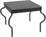 HUBERT Wrought Iron Buffet Riser Black- 7"L x 7"W x 6"H