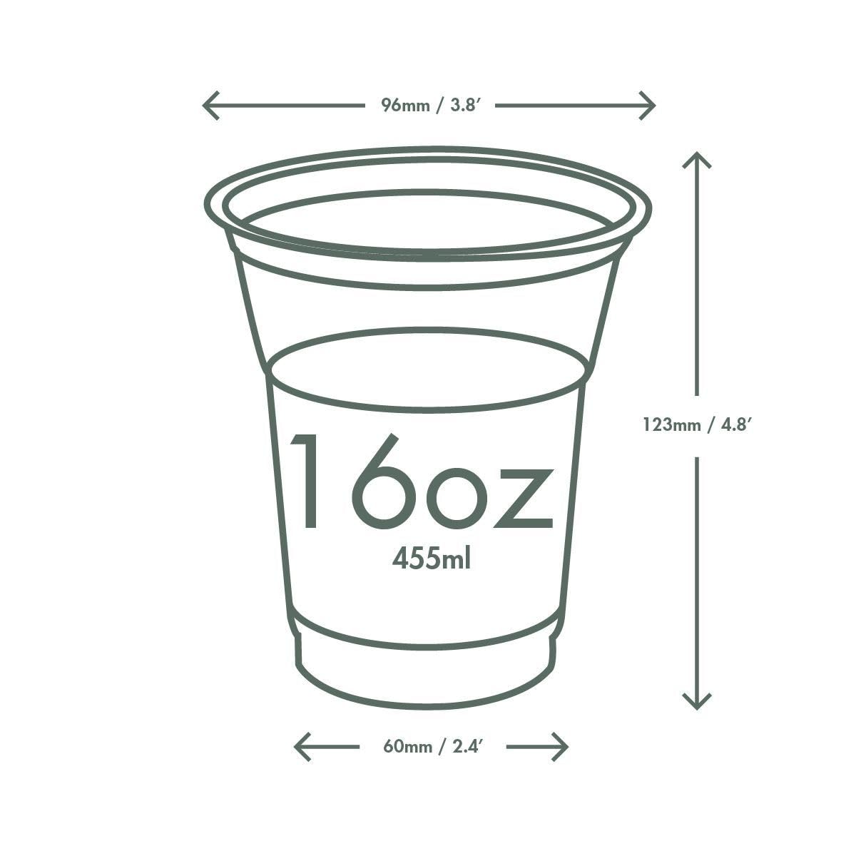 Vegware 16oz / Cup / Clear Cups