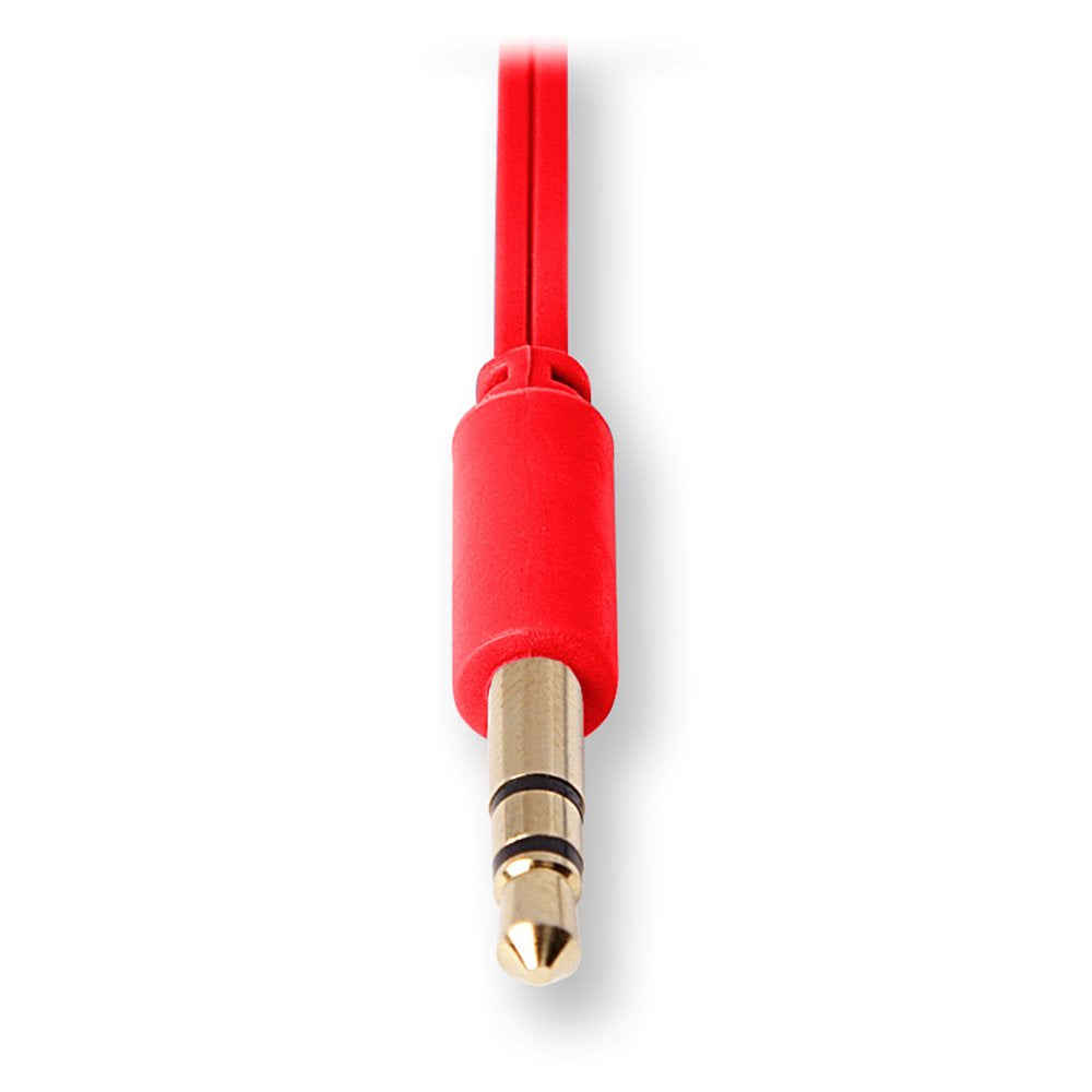 ReTrak 5- Feet / Red / 1 Stereo Jack Cables